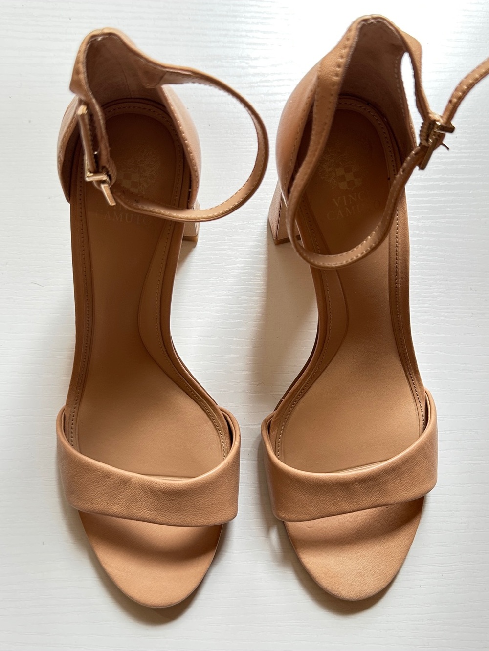 Vince Camuto Annay Heel - Sandstone Size 7.5/38